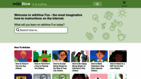 What Wikihow-fun.com website looks like in 2024 