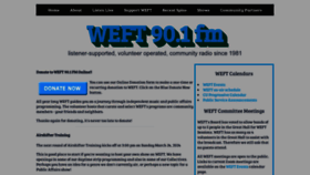 What Weft.org website looked like in 2024 (1 year ago)