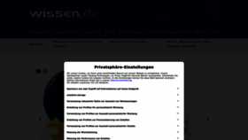 What Wissen.de website looked like in 2024 (2 years ago)