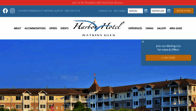 What Watkinsglenharborhotel.com website looks like in 2024 