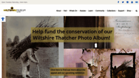 What Wiltshiremuseum.org.uk website looks like in 2024 