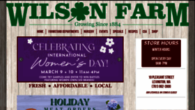 What Wilsonfarm.com website looks like in 2024 
