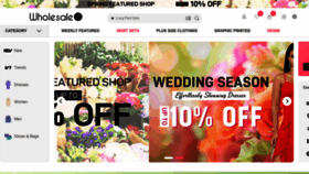 What Wholesale7.net website looked like in 2024 (1 year ago)