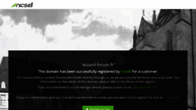 What Wizard-forum.fr website looks like in 2024 