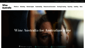 What Wineaustralia.com website looks like in 2024 