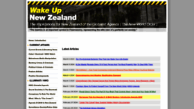 What Wakeupkiwi.com website looks like in 2024 