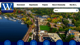 What Wayzata.org website looked like in 2024 (1 year ago)
