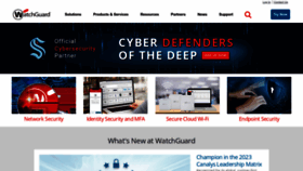 What Watchguard.com website looks like in 2024 