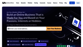What Wealthyaffiliate.com website looks like in 2024 