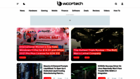 What Wccftech.com website looks like in 2024 