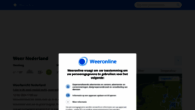 What Weeronline.nl website looks like in 2024 
