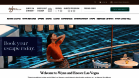 What Wynnlasvegas.com website looks like in 2024 