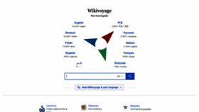 What Wikivoyage.org website looks like in 2024 