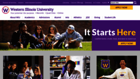 What Wiu.edu website looks like in 2024 
