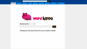 What Wordhippo.com website looks like in 2024 