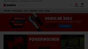 What Wuerth.de website looks like in 2024 