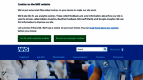 What Www.nhs.uk website looks like in 2024 
