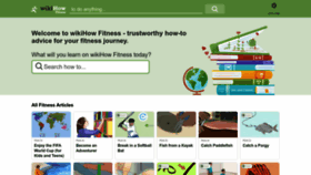 What Wikihow.fitness website looked like in 2024 (1 year ago)