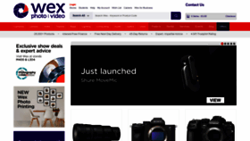 What Wexphotographic.com website looks like in 2024 