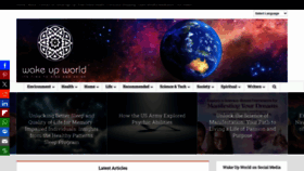What Wakeup-world.com website looks like in 2024 