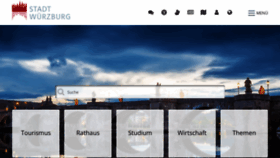 What Wuerzburg.de website looks like in 2024 