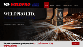 What Weldproltd.com website looks like in 2024 