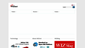 What Wiznet.co.kr website looks like in 2024 