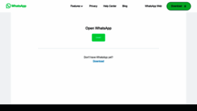 What Wa.me website looked like in 2024 (1 year ago)