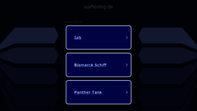 What Waffenhq.de website looks like in 2024 