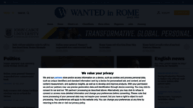 What Wantedinrome.com website looked like in 2024 (1 year ago)