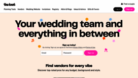 What Weddingchannel.com website looks like in 2024 