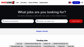 What Whatjobs.com website looks like in 2024 