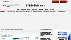 What Whittierdailynews.com website looks like in 2024 