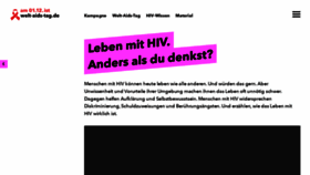 What Welt-aids-tag.de website looks like in 2024 