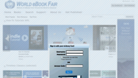 What Worldebookfair.com website looks like in 2024 