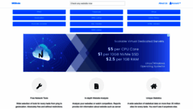 What Webrate.org website looked like in 2024 (1 year ago)