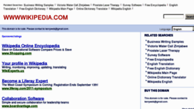 What Wwwwikipedia.com website looked like in 2011 (12 years ago)