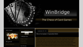 What Winbridge.com website looked like in 2011 (12 years ago)