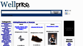 What Wellprice.it website looked like in 2011 (12 years ago)