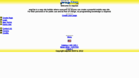 What Wap3.org website looked like in 2011 (12 years ago)