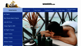 What Wwwinfo.com website looked like in 2011 (12 years ago)