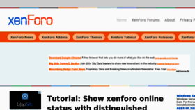 What Xenforo.name website looked like in 2012 (11 years ago)