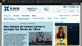 What Xarxanoticies.cat website looked like in 2013 (10 years ago)