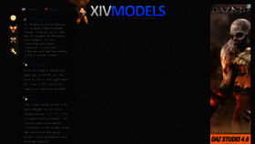 What Xivmodels.com website looked like in 2013 (10 years ago)
