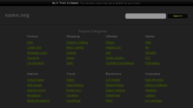 What Xame.org website looked like in 2014 (11 years ago)