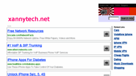 What Xannytech.net website looked like in 2014 (11 years ago)