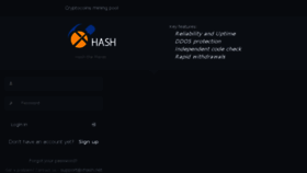 What Xhash.net website looked like in 2014 (10 years ago)