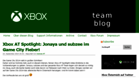 What Xboxblog.at website looked like in 2014 (9 years ago)