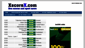 What Xscorex.com website looked like in 2015 (9 years ago)