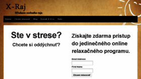 What Xraj.sk website looked like in 2015 (8 years ago)